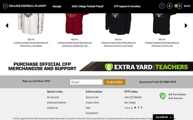CFB Playoff <br>Official Store</br>